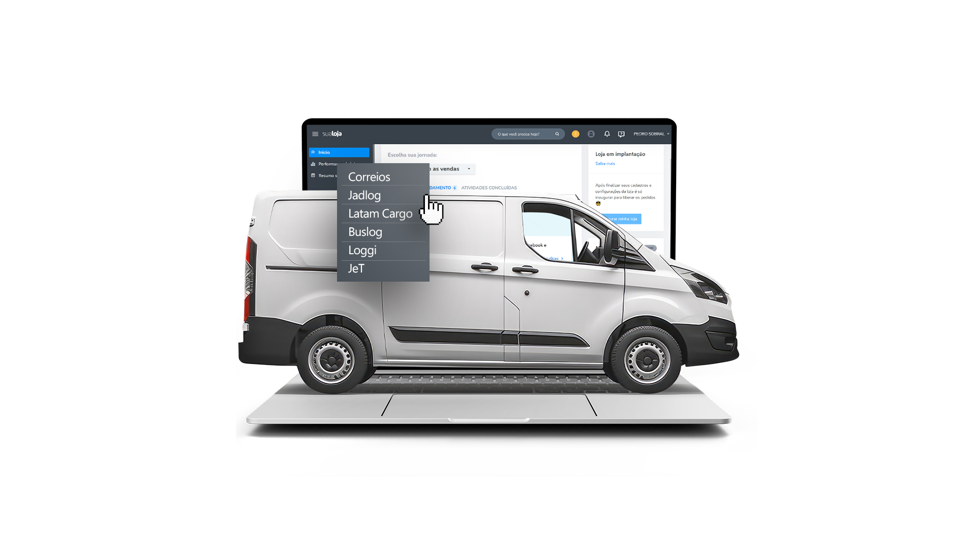 Tray Envios: Filtros adicionais por transportadora