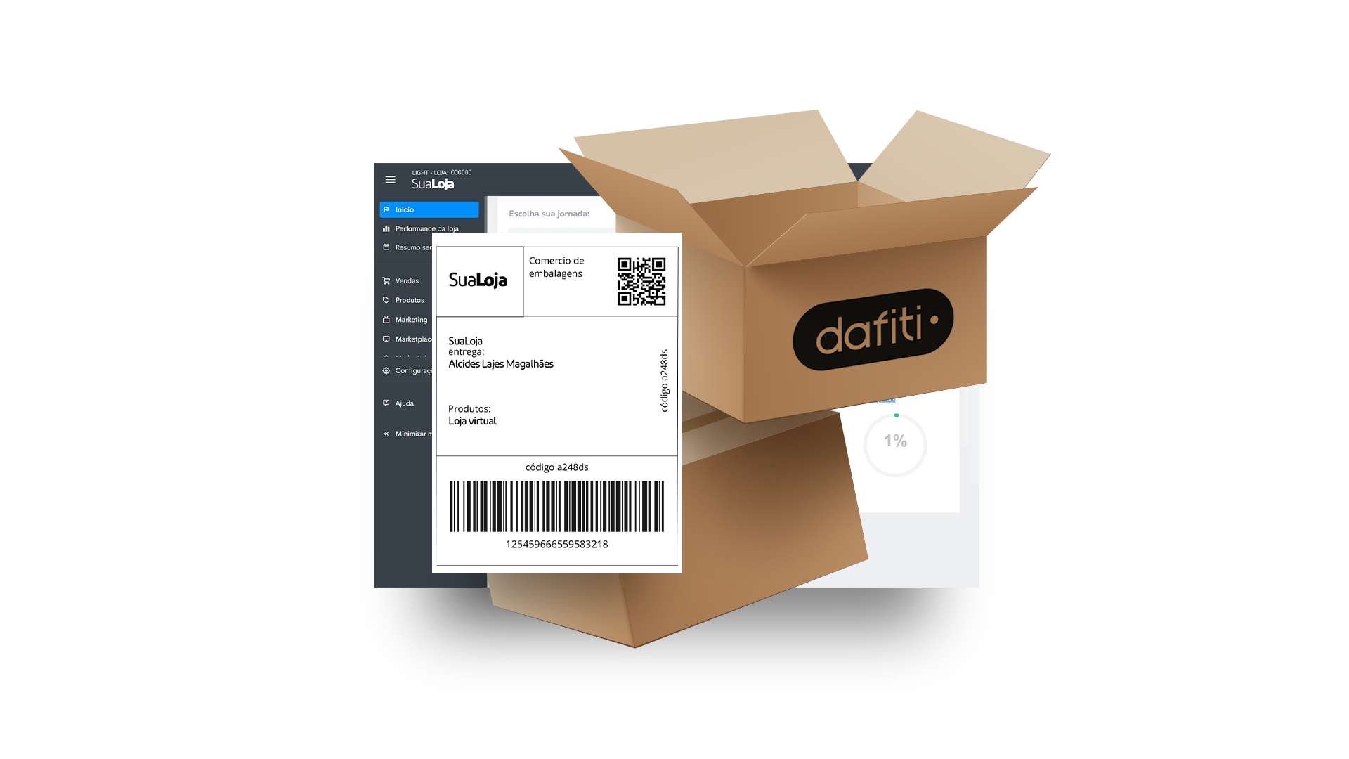Dafiti: Impressão de etiquetas