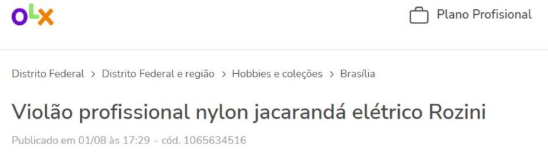 Como vender na OLX - Titulo da OLX