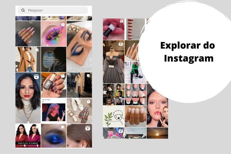 Conteúdo para Instagram: Explorar do Instagram