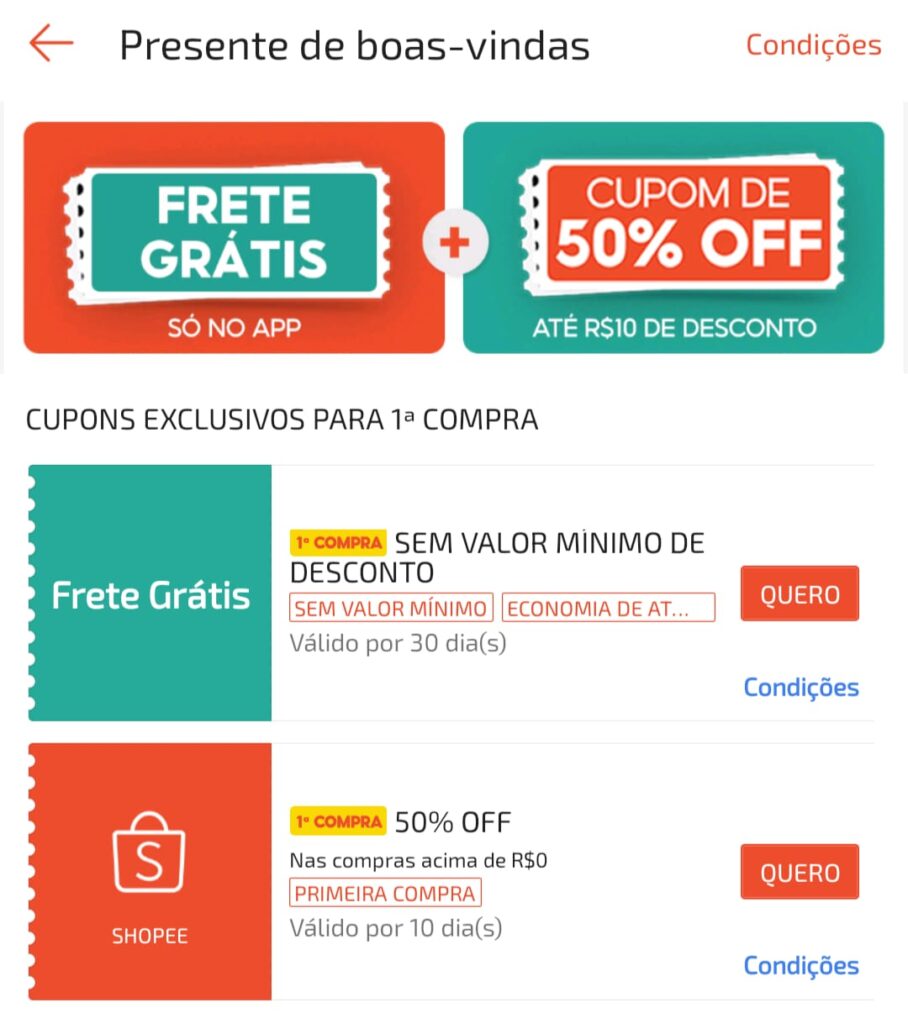 Como Conseguir Frete Grátis Na Shopee Passo A Passo 2325