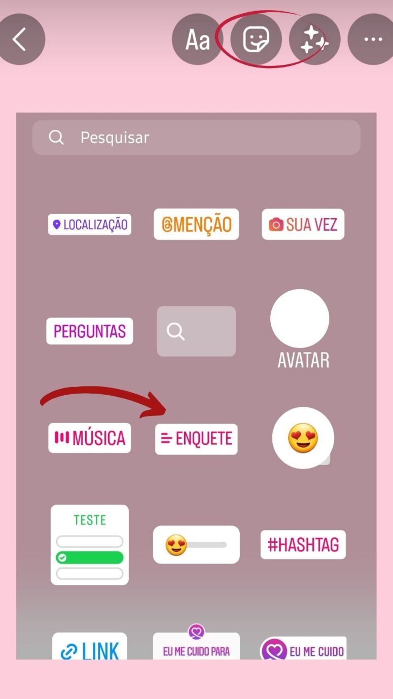 Enquetes  Enquetes, Insta, Tipos de