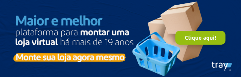 Banner: maior e melhor plataforma para montar uma loja virtual há mais de 19 anos. Monte sua loja agora mesmo. Clique aqui!