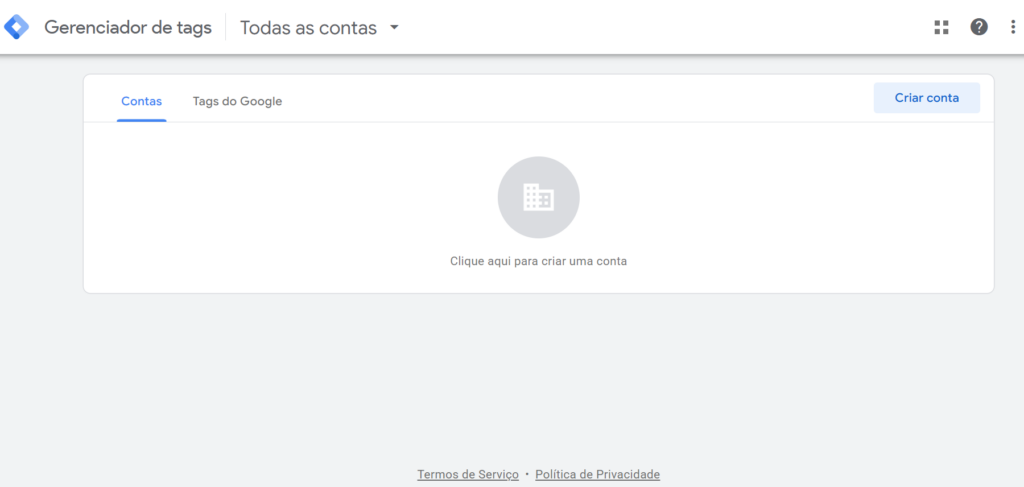Print do Google Tag Manager 