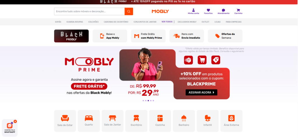Print do site Mobly