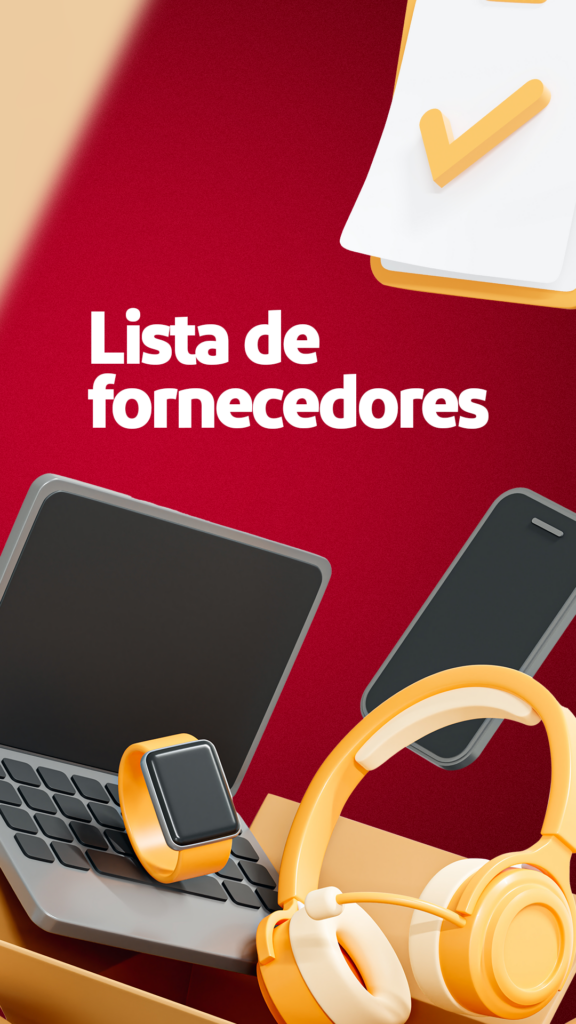lista de fornecedores