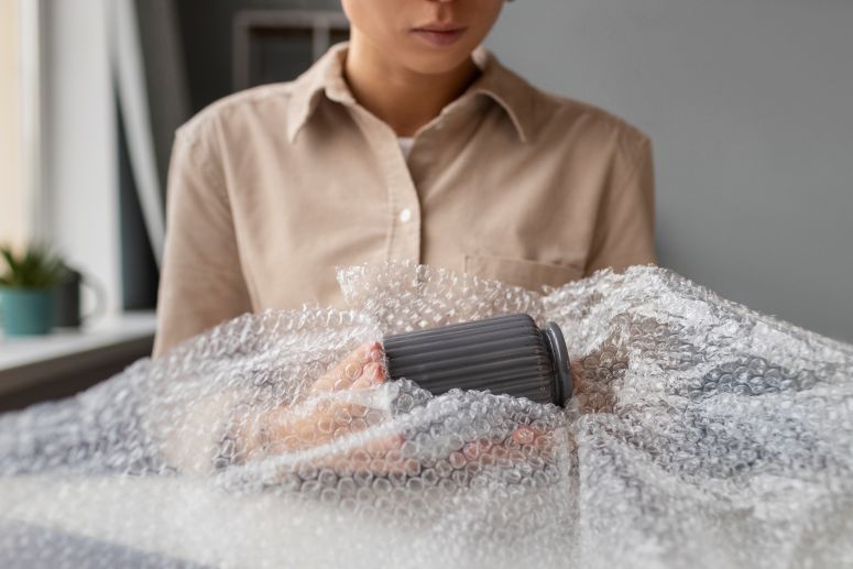 Tipo de embalagem: Plástico bolha