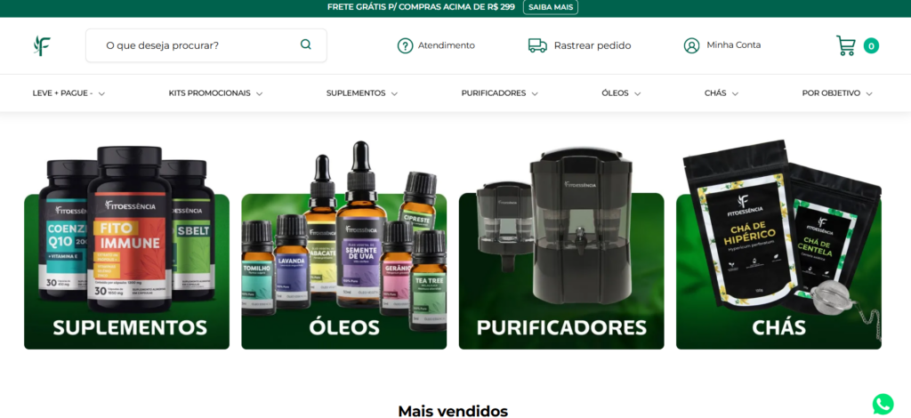 Loja virtual - FitoEssência
