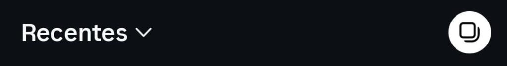 Imagem mostra onde clicar para fazer uma postagem em carrossel.