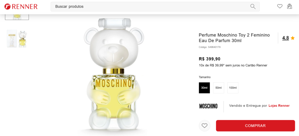 Moschino Toy 2 Feminino