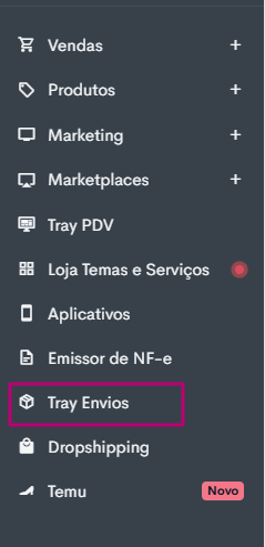 Como ativar a Tray Envios 