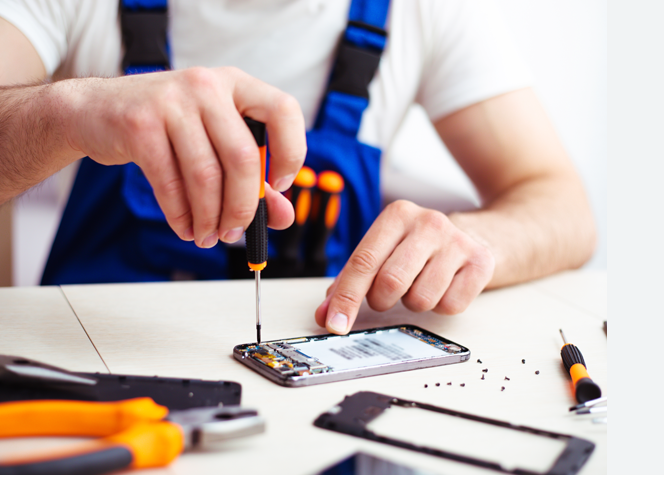 Exemplo de manutenção em eletrônicos