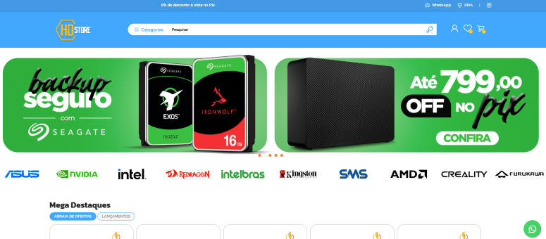 Loja Virtual HD Store