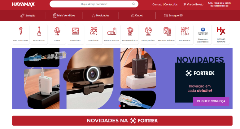Loja virtual Hayamax