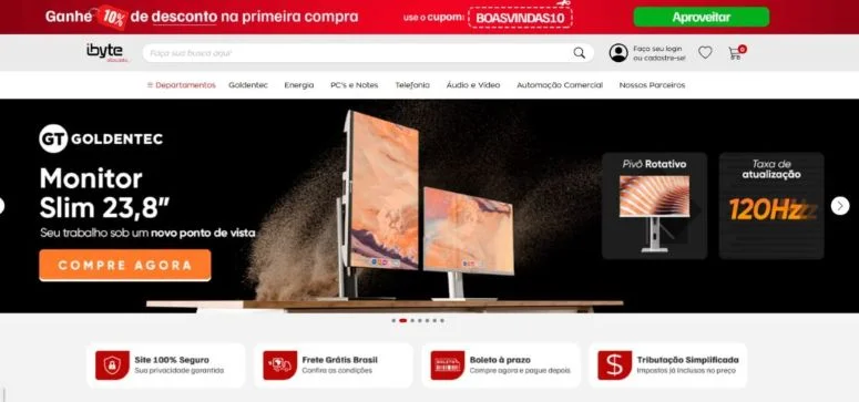 Loja virtual Ibyte Atacado