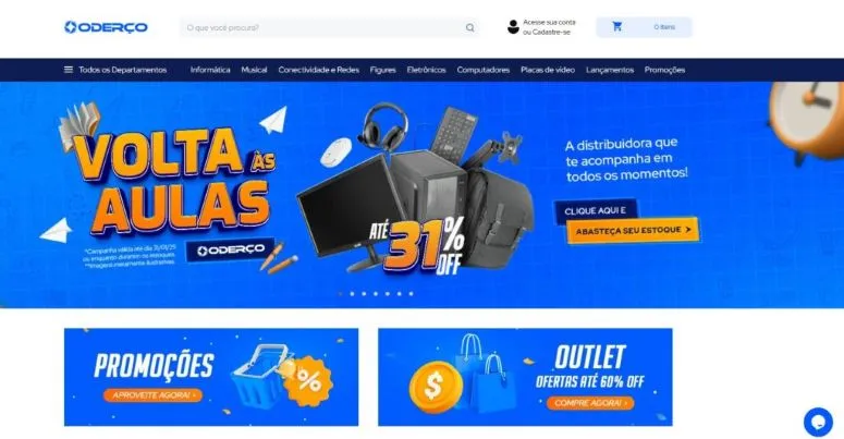 Loja virtual Oderço