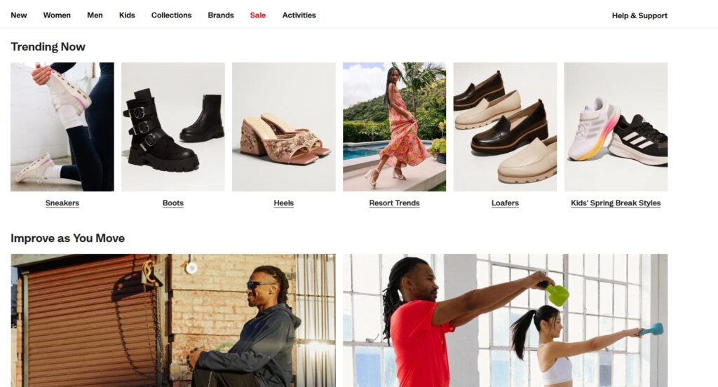 Site da Zappos