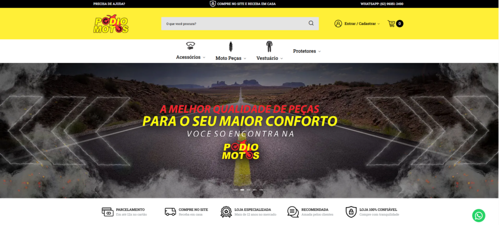 Pódio motos