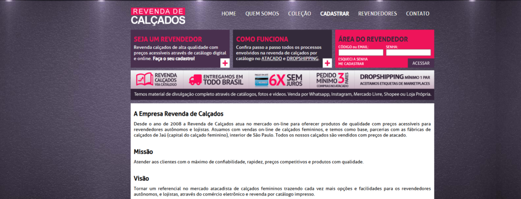 Revenda de Calçados