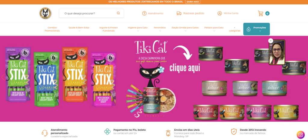 Imagem do Site - Boutique do Gato 