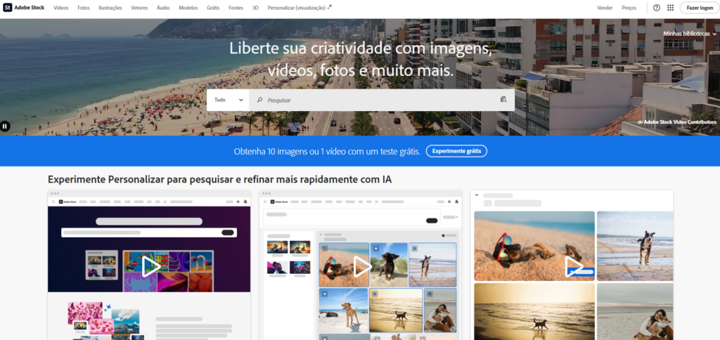 Como vender fotos pela internet, plataforma Adobe Stock