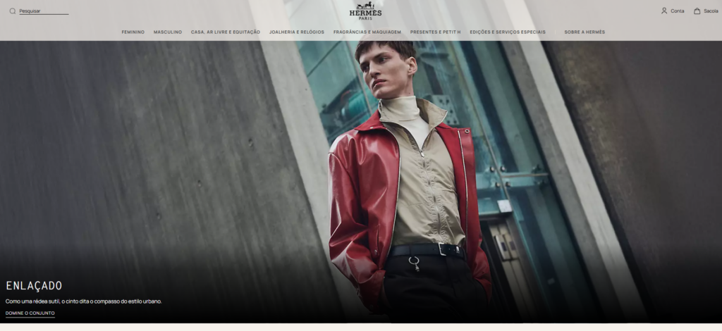 Print do site Hermes