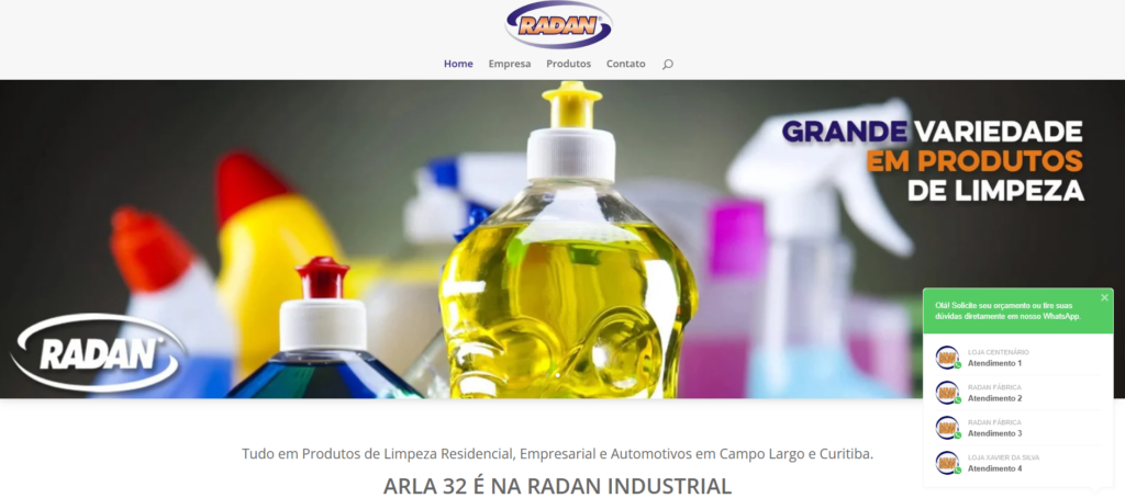 Site RADAN Indústria 