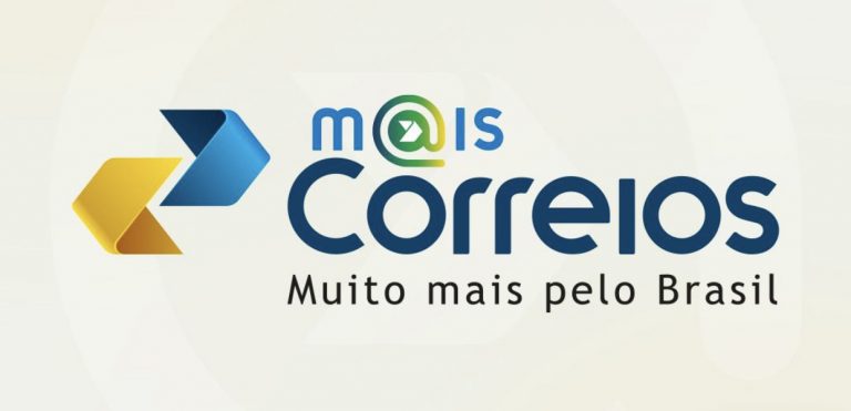 Logo da plataforma Mais Correios, loja virtual dos Correios