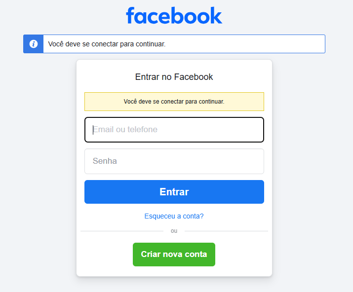 Gerenciador de negócios do Facebook 