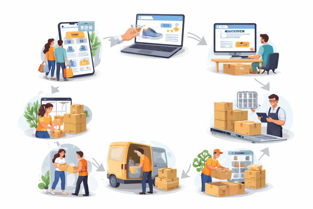 Processo de um e-commerce na prática 