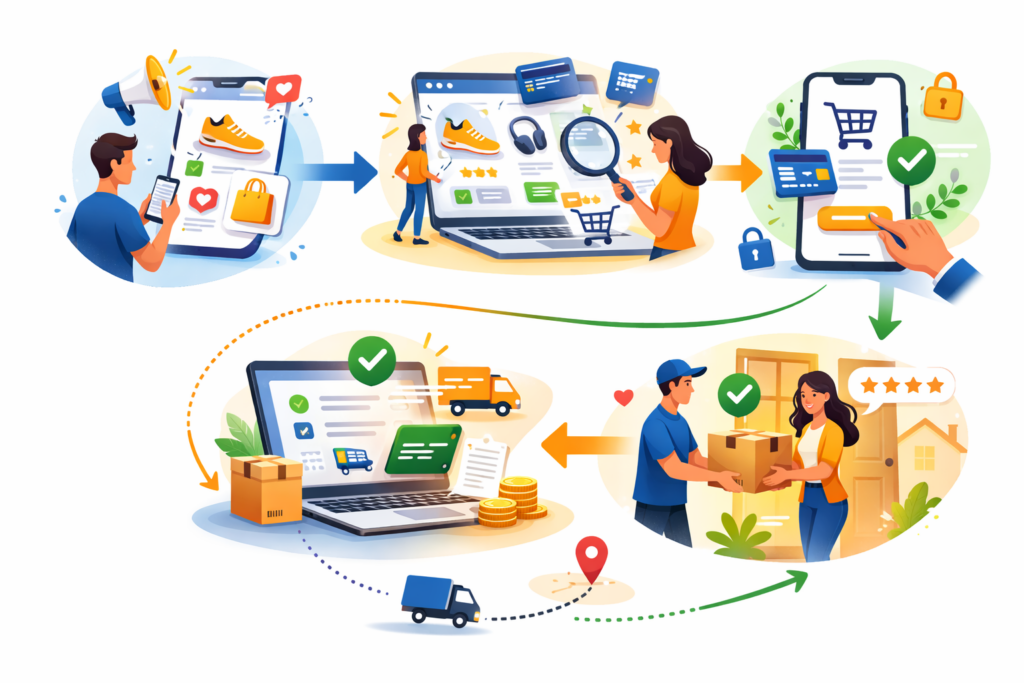 Fluxo de decisão de compra