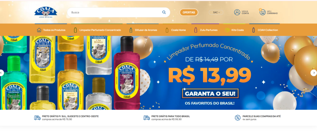 Loja Coala - Lojista Tray