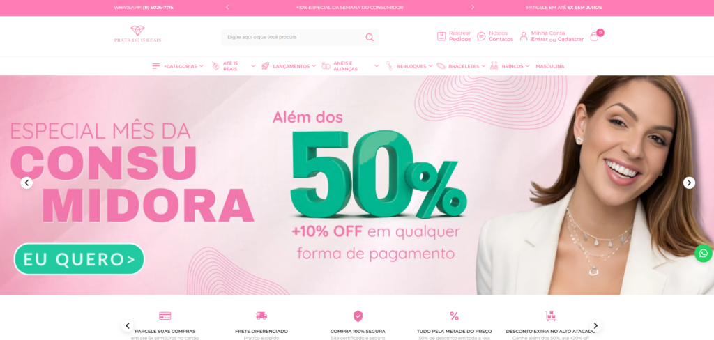 Prata de 15 Reais