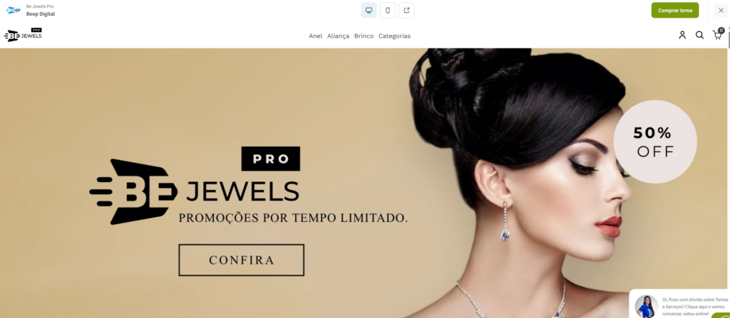 Tema Be Jewels Pro