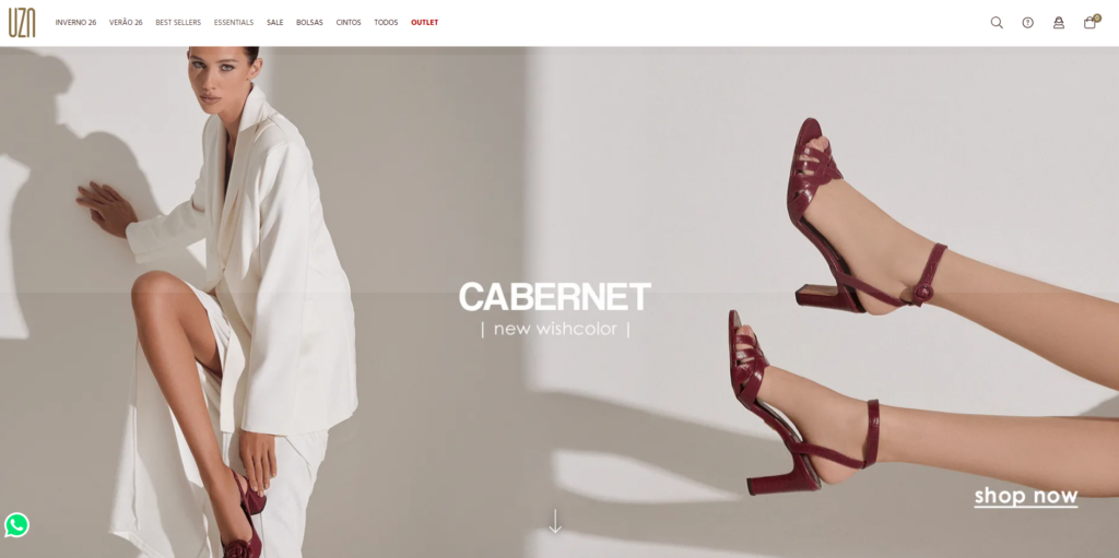 Uza shoes loja na Tray